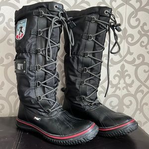 PAJAR Black Winter Boots size 9-9.5us (40euro)